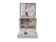 Lenjerie de pat New Home Ranforce Teodora 2P (White/Pink)