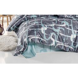 Постельное белье New Home Ranforce Troy 2P (Blue) Thumb