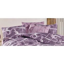 Постельное белье New Home Ranforce Troy 2P (Pink) Thumb