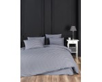 Постельное белье New Home Stripe Satin 2P (Anthracite)