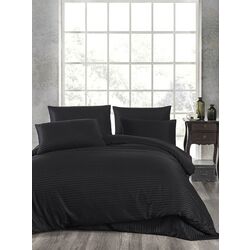 Постельное белье New Home Stripe Satin 2P (Black)