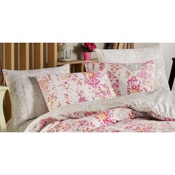 Постельное белье с одеялом и подушками New Home Comforter Alessi 2P (White/Pink) Thumb