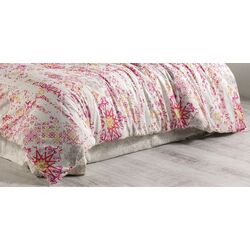 Постельное белье с одеялом и подушками New Home Comforter Alessi 2P (White/Pink) Thumb