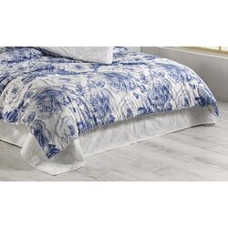 Постельное белье с одеялом и подушками New Home Comforter Freya 2P (White/Blue) Thumb