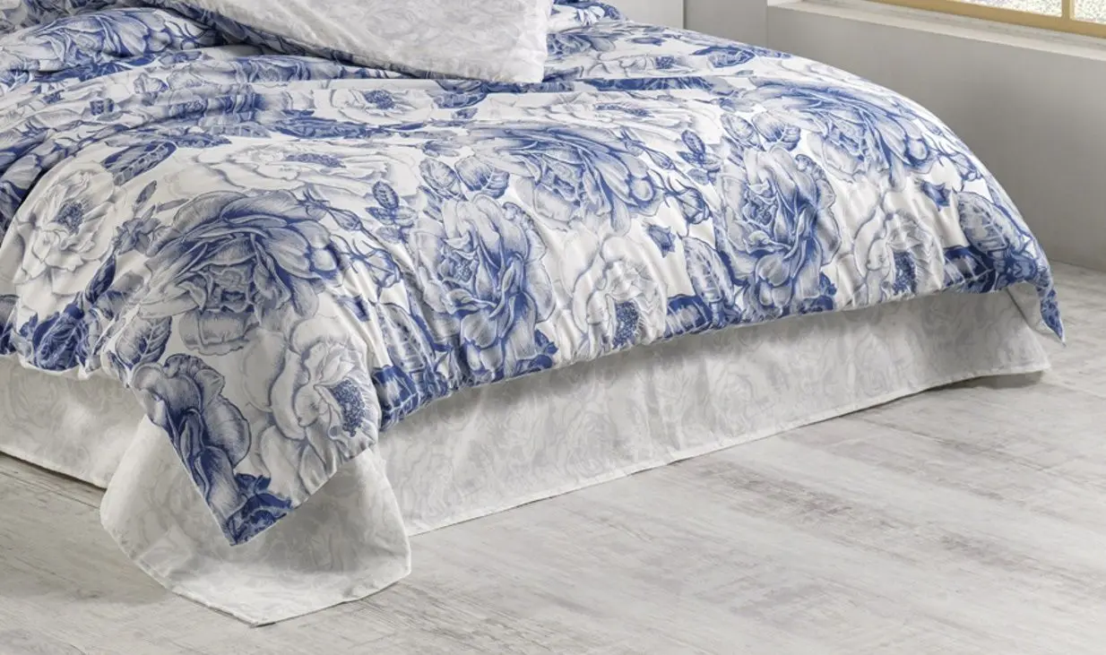 Постельное белье с одеялом и подушками New Home Comforter Freya 2P (White/Blue)