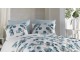 Lenjerie de pat cu plapuma si perne New Home Comforter Hena 2P (White/Blue)