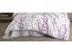 Lenjerie de pat cu plapuma si perne New Home Comforter Masal 2P (White/Pink)