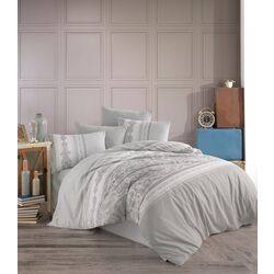 Постельное белье с одеялом и подушками New Home Ranforce New Life Series Luna 2202-01 2P Thumb