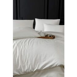 Lenjerie de pat New Home Stripe Satin Euro 2P (Beige) Thumb