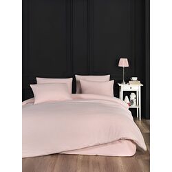 Постельное белье New Home Stripe Satin Euro 2P (Pink)