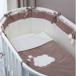 Детское постельное белье Perina Bambino Oval 125x75 (Cappuccino)