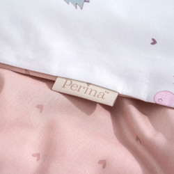 Детское постельное белье Perina Bunnies 60x120 (White/Pink) Thumb