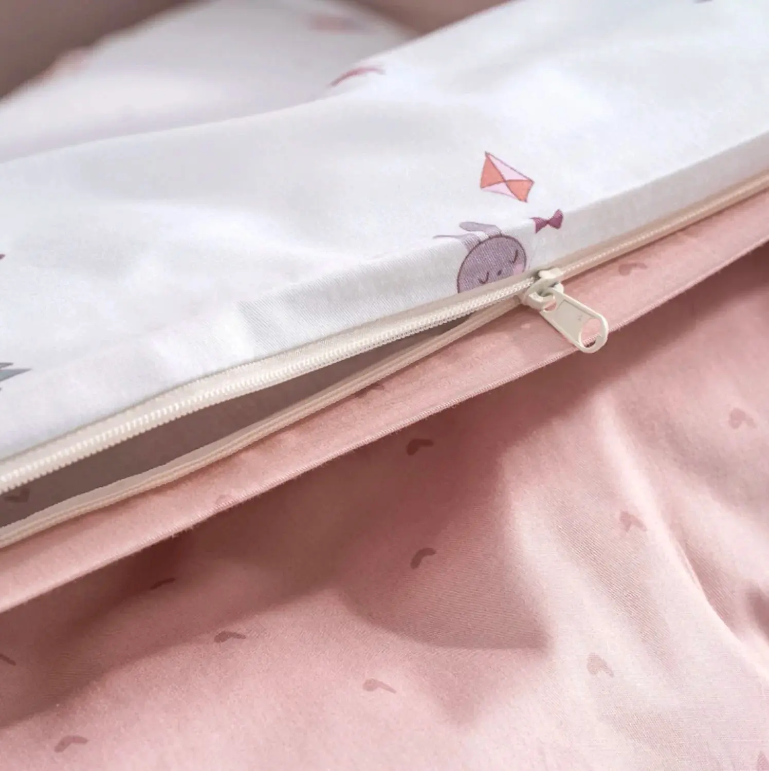 Детское постельное белье Perina Bunnies 60x120 (White/Pink) - 8