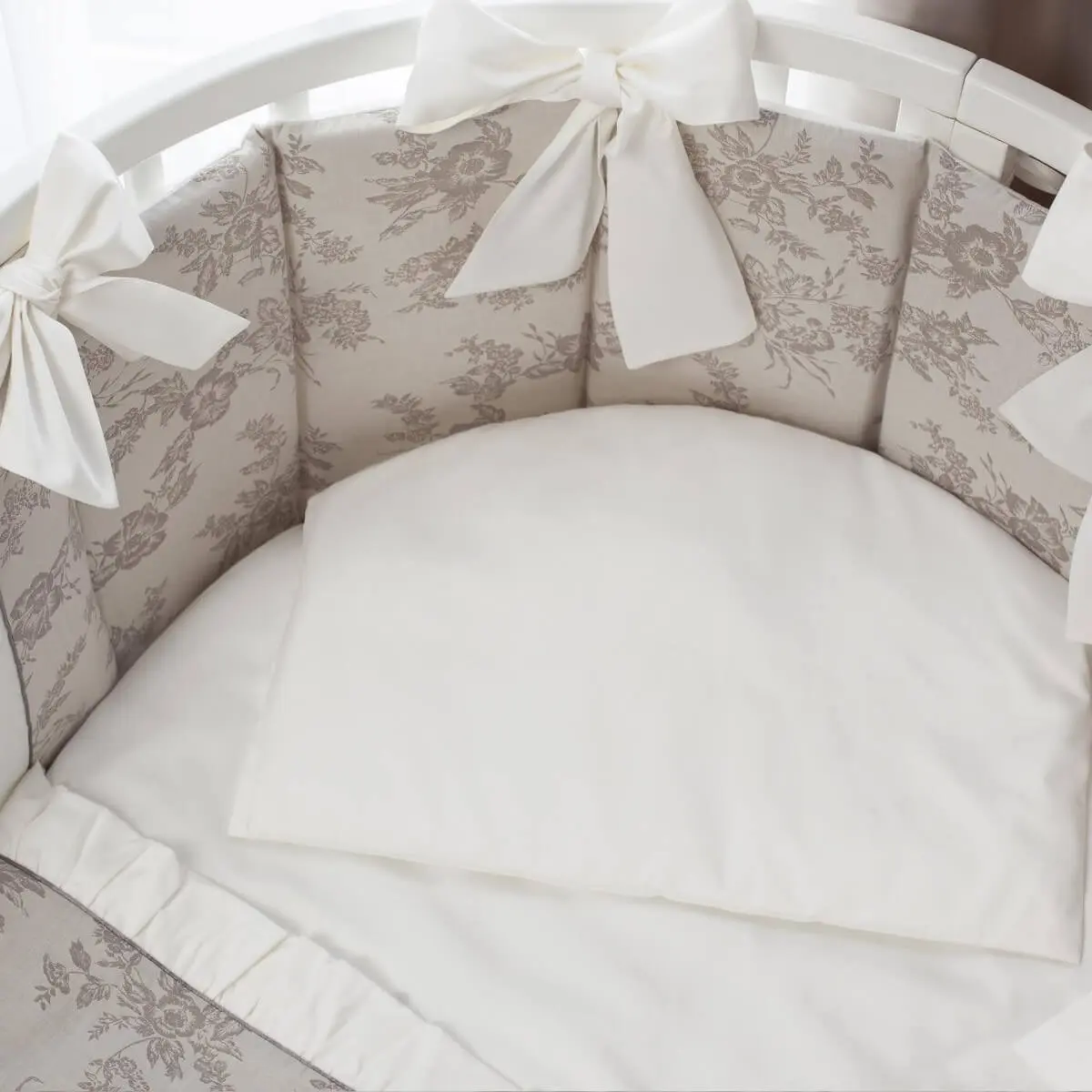 Детское постельное белье Perina Elfetto Oval 90x120 (White/Brown) - 2