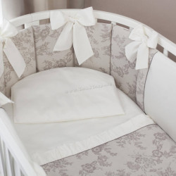 Детское постельное белье Perina Elfetto Oval 90x120 (White/Brown)