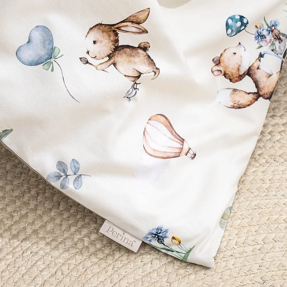 Детское постельное белье Perina Friends 60x120 (Grey/Olive) - 4