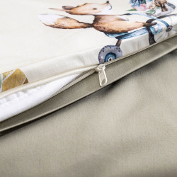 Детское постельное белье Perina Friends 60x120 (Grey/Olive) Thumb
