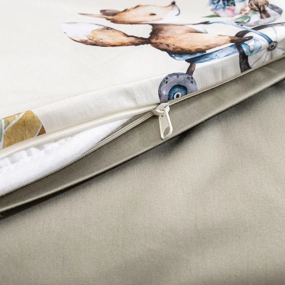 Детское постельное белье Perina Friends 60x120 (Grey/Olive) - 5