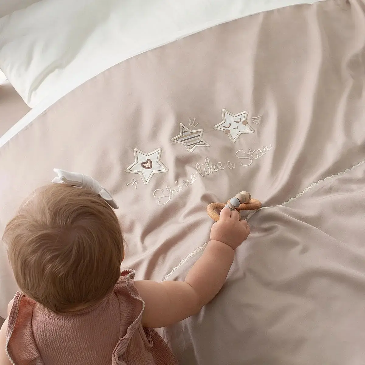 Детское постельное белье Perina Little Star 160x80 (Beige) - 5