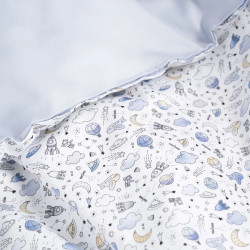 Детское постельное белье Perina Lovely Dream Cosmo 60x120 (Blue) Thumb