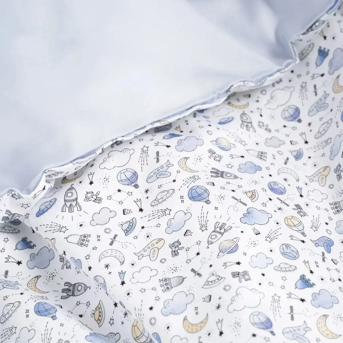 Детское постельное белье Perina Lovely Dream Cosmo 60x120 (Blue) - 5