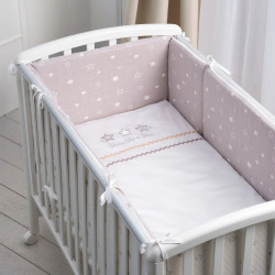 Детское постельное белье Perina Toys Stars 60x120 (Grey/White) Thumb