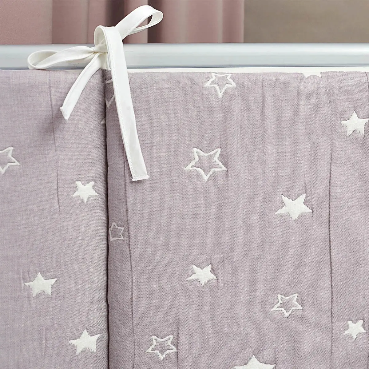 Детское постельное белье Perina Toys Stars 60x120 (Grey/White) - 7