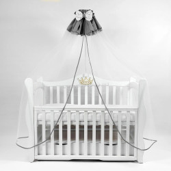 Baldachin pentru patut PernaMea Confort 170x400 (Grey)