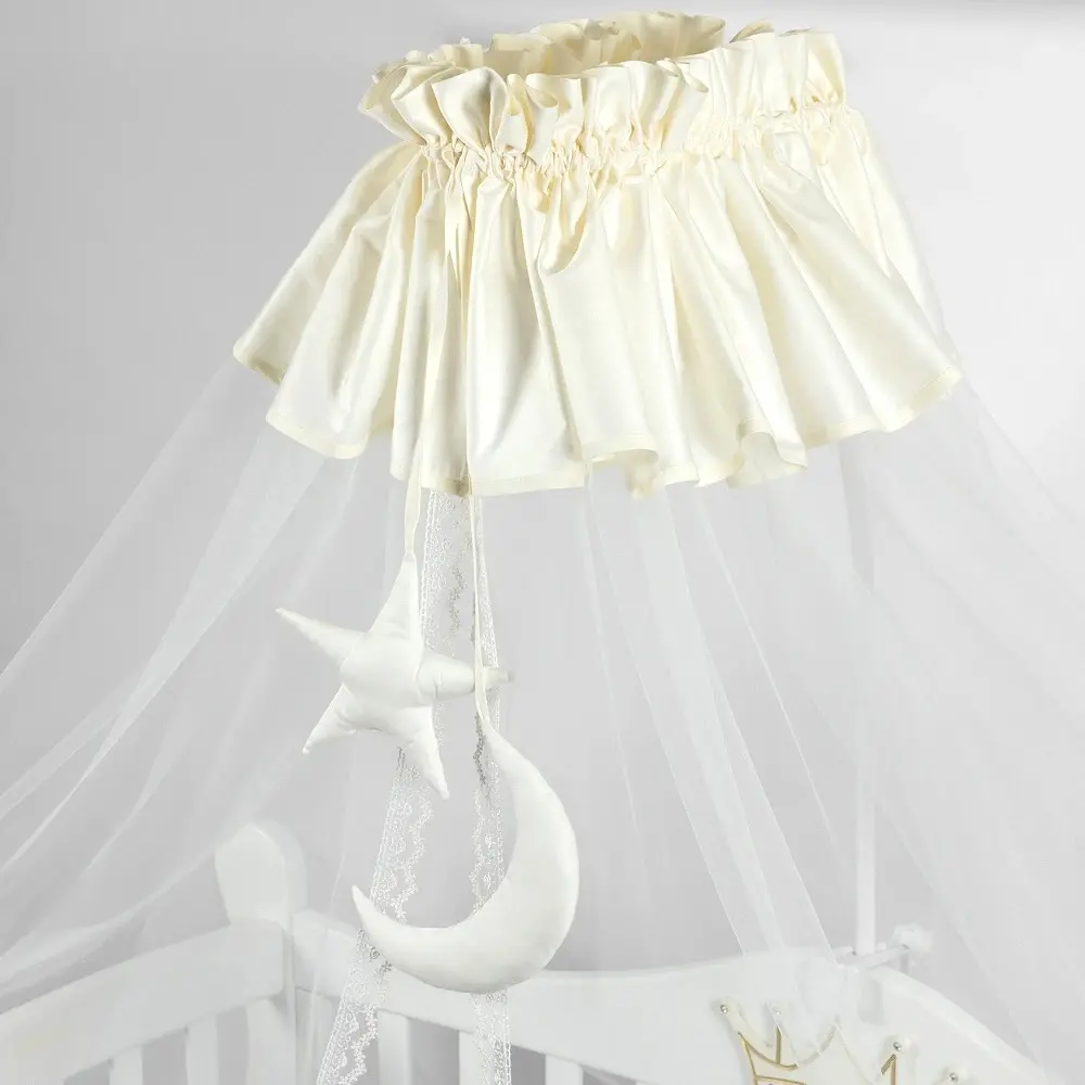Балдахин для кроватки PernaMea Premium Star 170x400 (Ivory) - 2
