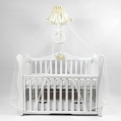 Балдахин для кроватки PernaMea Premium Star 170x400 (Ivory)