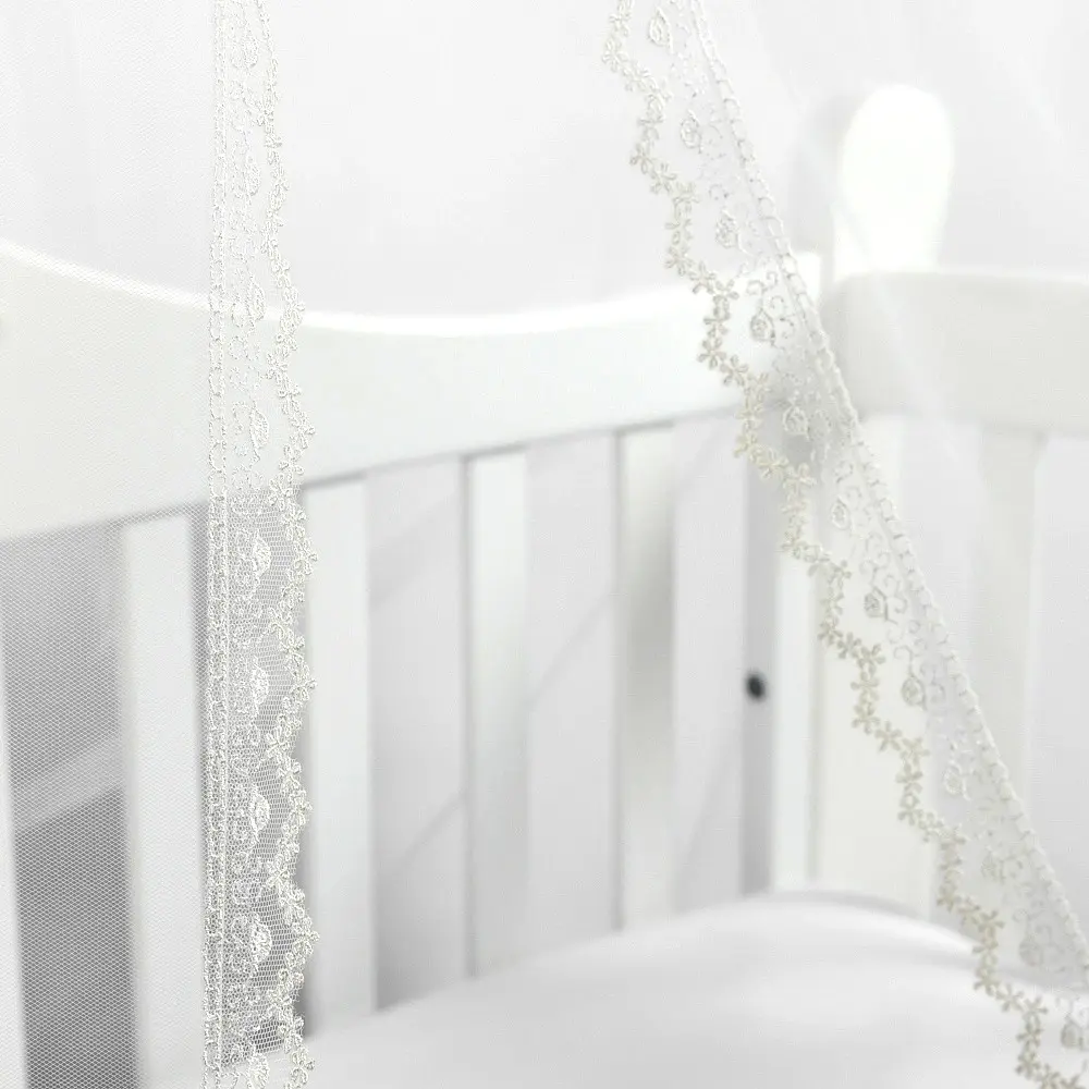 Балдахин для кроватки PernaMea Premium Star 170x400 (Ivory) - 4