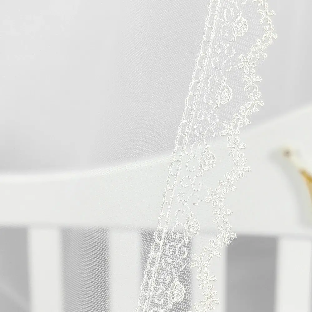 Балдахин для кроватки PernaMea Premium Star 170x400 (Ivory) - 7