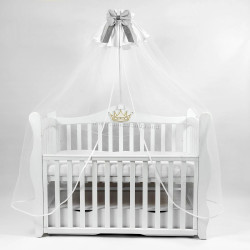 Baldachin pentru patut PernaMea Renaissance (Grey)