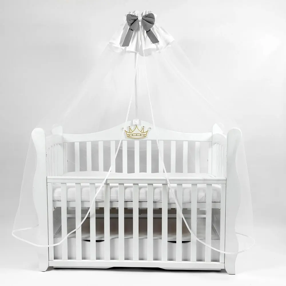 Baldachin pentru patut PernaMea Royal 170x400 (Grey)