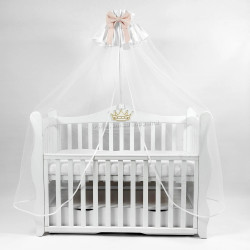 Балдахин для кроватки PernaMea Royal 170x400 (Pink)