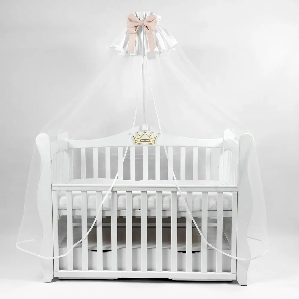 Балдахин для кроватки PernaMea Royal 170x400 (Pink)