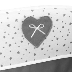 Bara de protectie pentru patut PernaMea Confort Stars 120x60 (Grey) Thumb