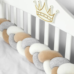 Bara de protectie pentru patut PernaMea PM.101756/1 120x15 (Brown) Thumb