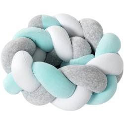 Bara de protectie pentru patut PernaMea PM.101756/2 120x15 (Turqoise)