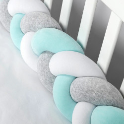 Bara de protectie pentru patut PernaMea PM.101756/2 120x15 (Turqoise) Thumb