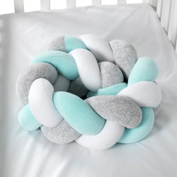 Bara de protectie pentru patut PernaMea PM.101756/2 120x15 (Turqoise) Thumb