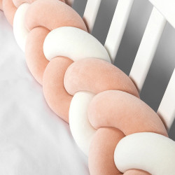 Bara de protectie pentru patut PernaMea PM.101756/3 120x15 (Pink) Thumb