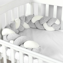 Bara de protectie pentru patut PernaMea PM.101756/5 120x15 (Grey) Thumb
