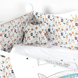 Детское постельное белье PernaMea Baby Forest 60x120 (Blue) Thumb