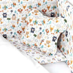 Детское постельное белье PernaMea Baby Forest 60x120 (Blue) Thumb