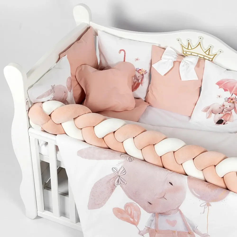 Детское постельное белье PernaMea Bunny 60x120 (Pink) - 2