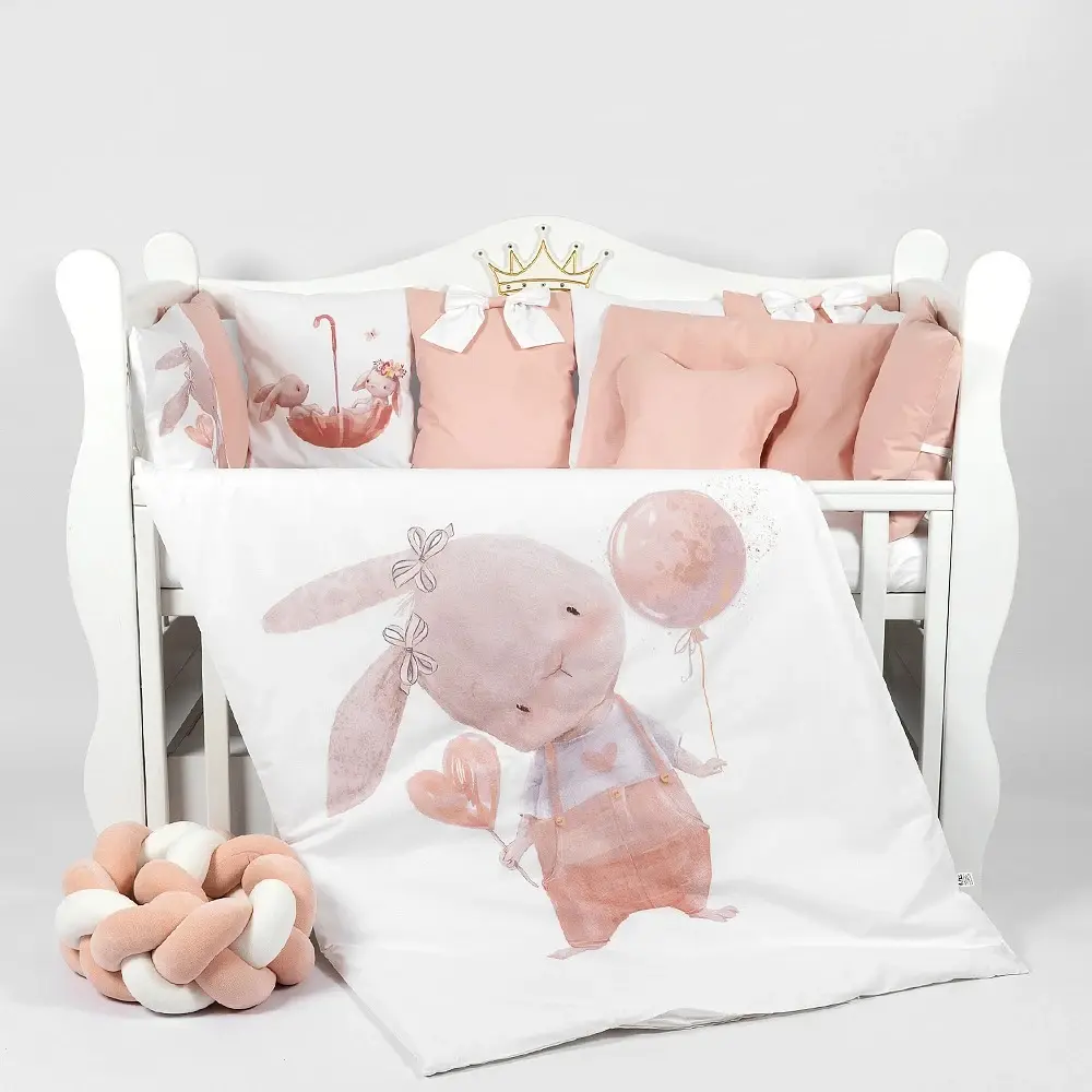 Детское постельное белье PernaMea Bunny 60x120 (Pink)