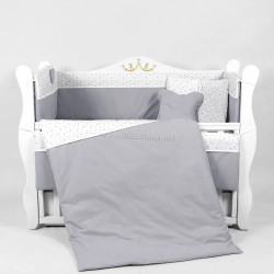 Lenjerie de pat pentru copii PernaMea Confort 60x120 (Grey)