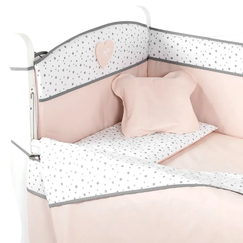 Lenjerie de pat pentru copii PernaMea Confort 60x120 (Pink) - 2
