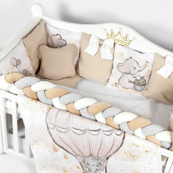 Детское постельное белье PernaMea Elefant 60x120 (Brown) Thumb